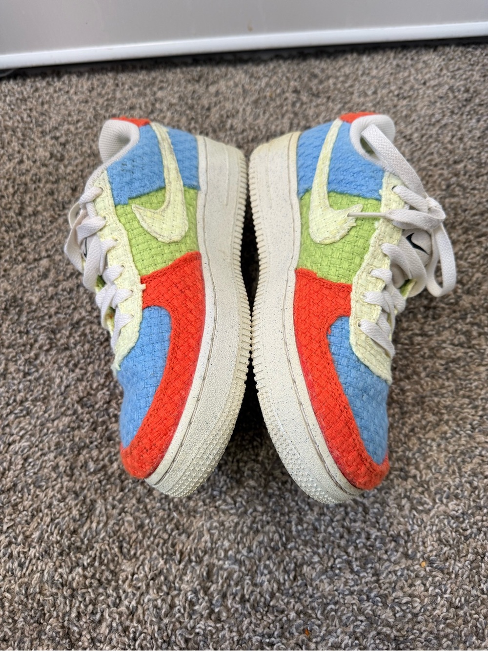 Nike Force 1 Low LV8 Next Nature PS 'Hemp - Multi' - Picture 3 of 6